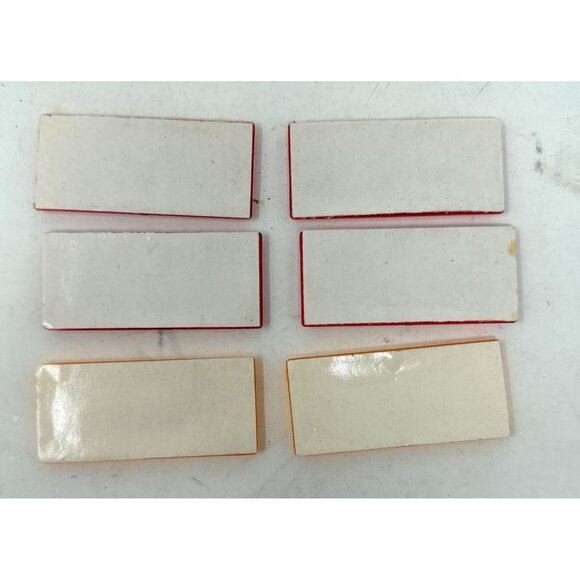 Harley NOS 59261-77 Reflector Set Red Amber SAE-A-70 Stratolite No. 99S 3x1 inch - Picture 2 of 2